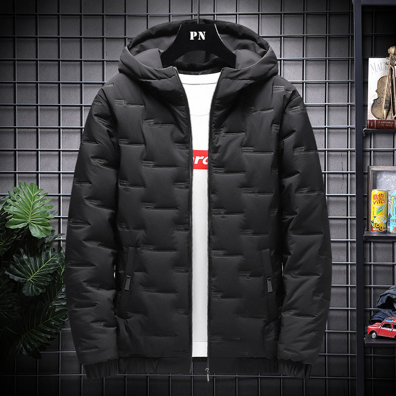 Men's Warm Hooded Cotton Jacket