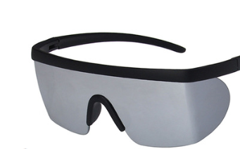 Real Film One Piece Sunglasses Oversized Frame Sunglasses