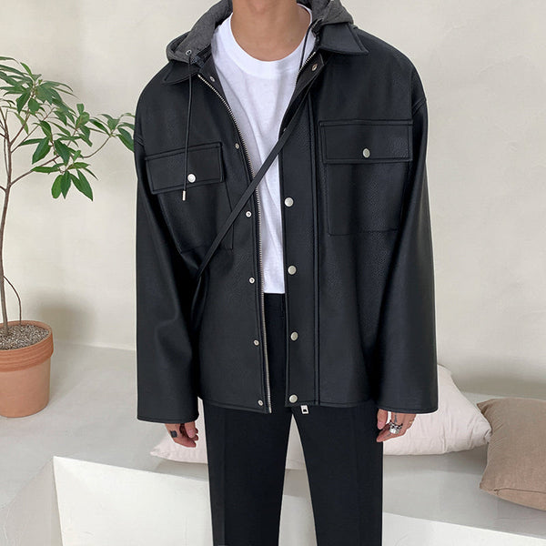 Locomotive Pilot Loose Leather Jacket