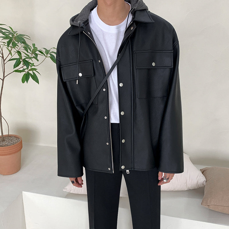 Locomotive Pilot Loose Leather Jacket