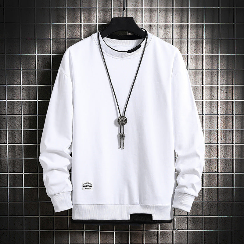 Round Collar Autumn Sweatshirt Men