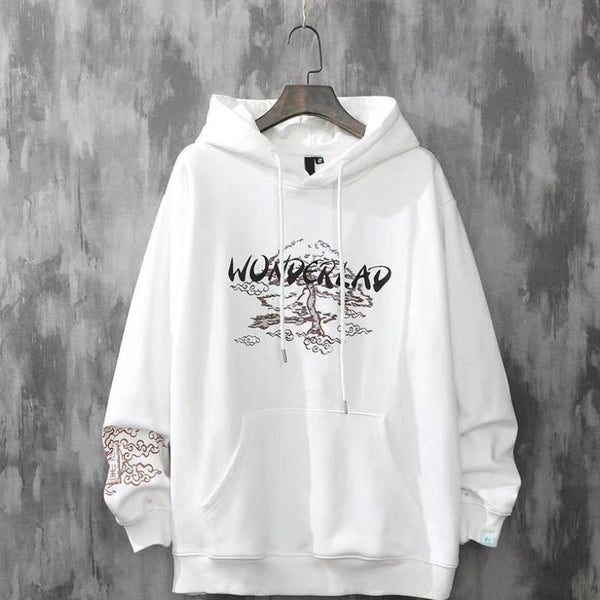 Loose Hooded Trendy Hip-Hop Student Jacket