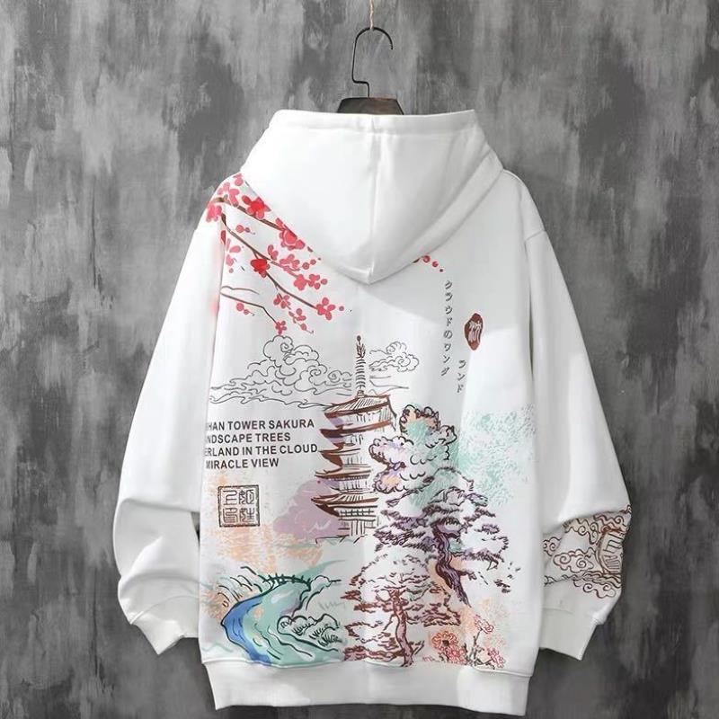 Loose Hooded Trendy Hip-Hop Student Jacket