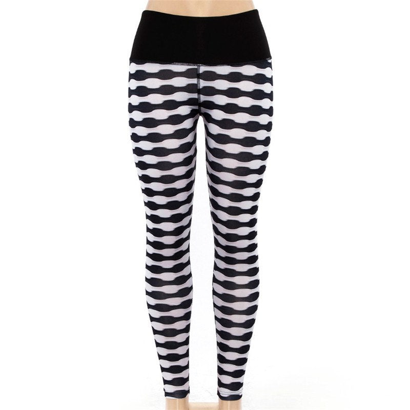 Sexy Girl Print High Waist Casual Sportwear Lift Hips Leggings