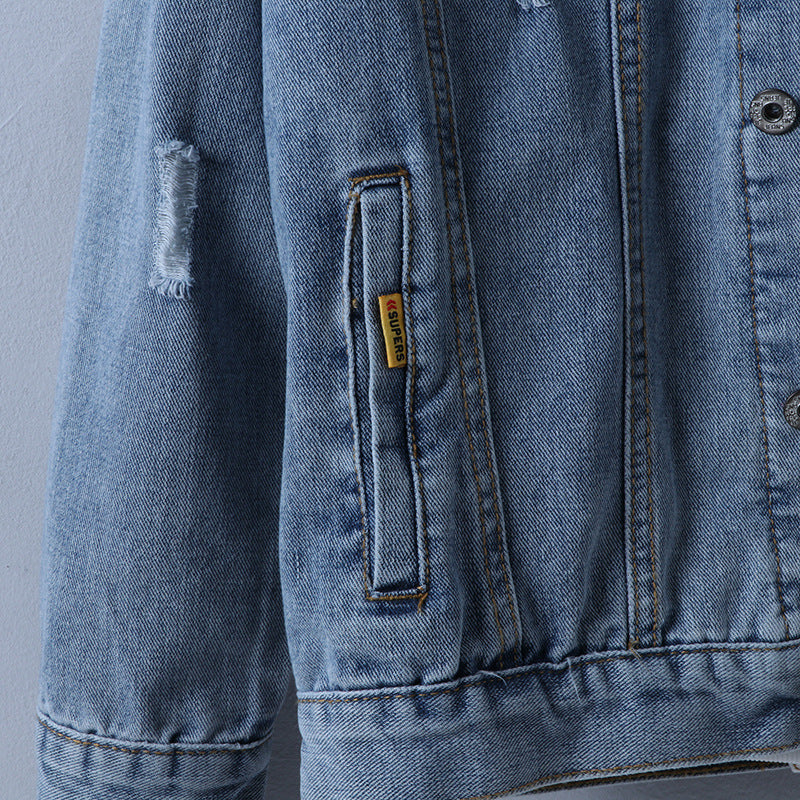 Loose Panel Denim Jacket