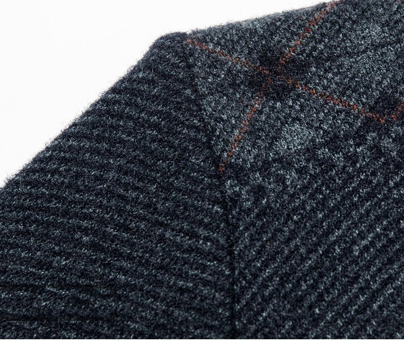 Men's Thick Woolen Sweater Middle-aged Business sweater