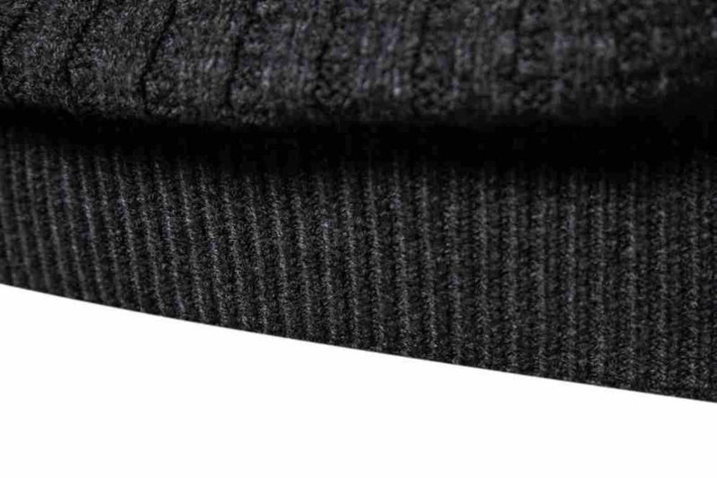 Autumn Men's Knitwear Solid Color Round Neck Sweater