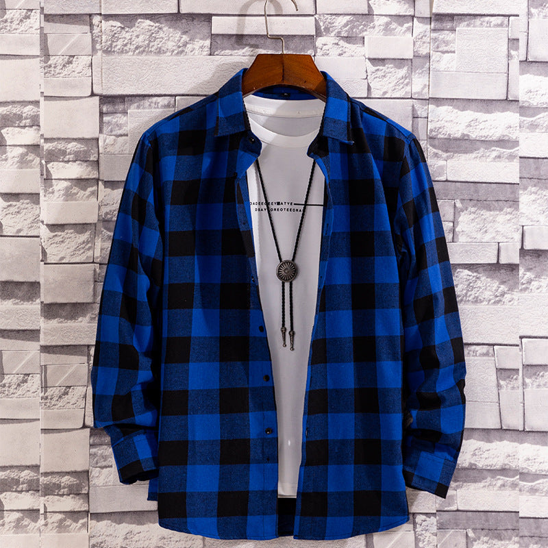 Fashion Shirt Men's Casual Long Sleeve