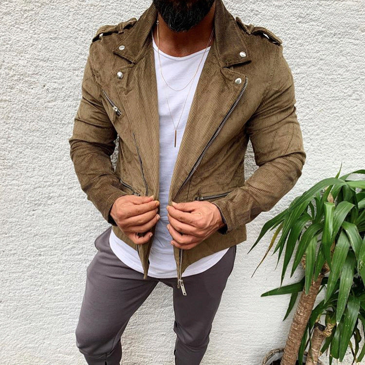 Long-sleeve lapel jacket