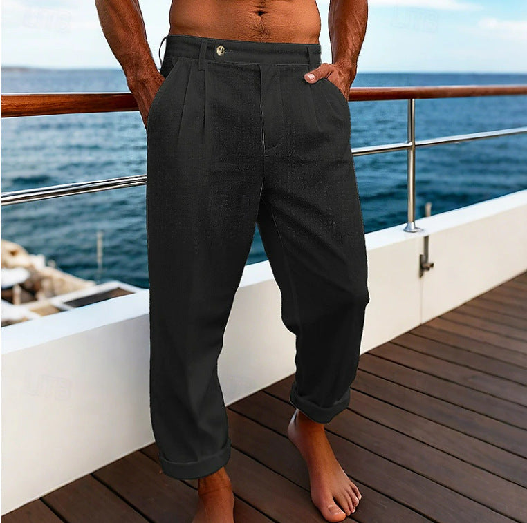 Men's Flat Comfortable Breathable Trousers