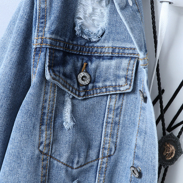 Loose Panel Denim Jacket
