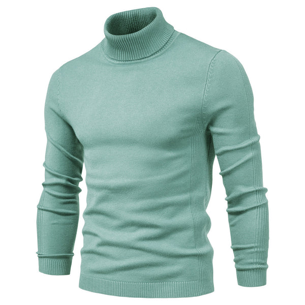 Men's Solid Color Pullover Sweater
