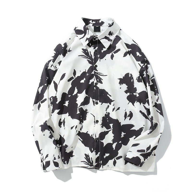 floral Long-sleeved shirt