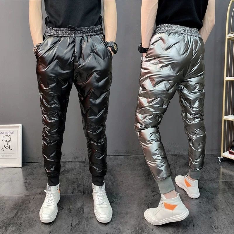 Cold and windproof waterproof white duck down down pants