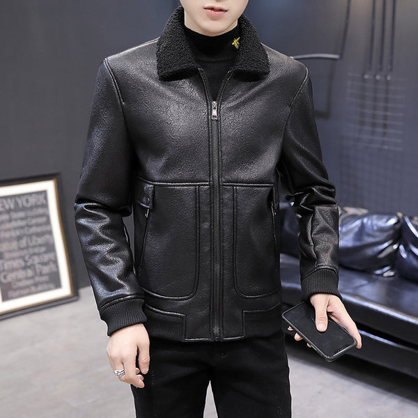 Lamb Fur Leather Jacket