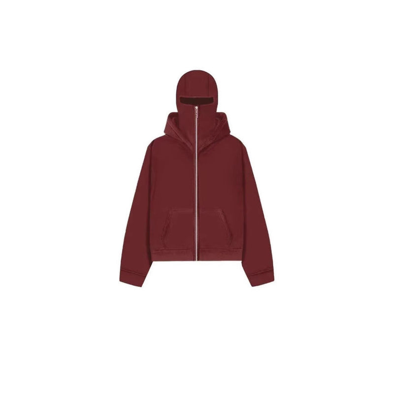 Autumn Spring Hooded Loose Cardigan Baseball Uniform Men
