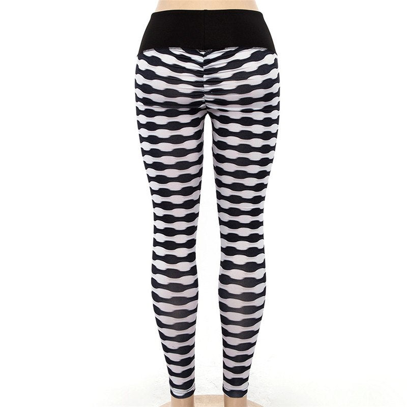 Sexy Girl Print High Waist Casual Sportwear Lift Hips Leggings