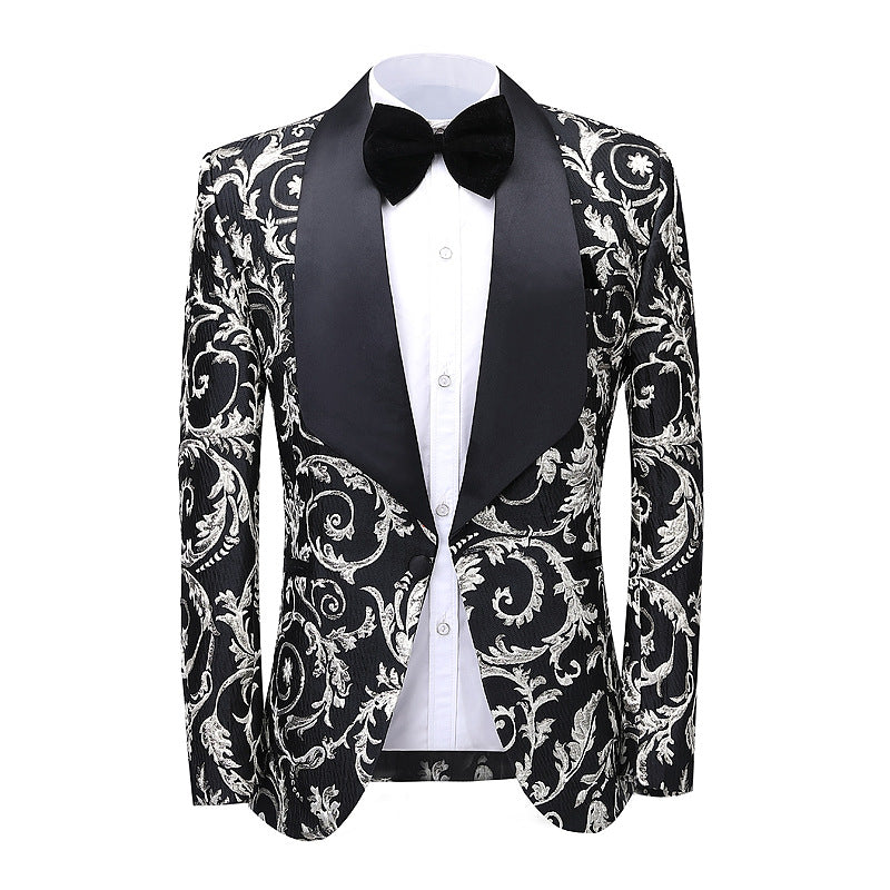 Two-piece designer suit men