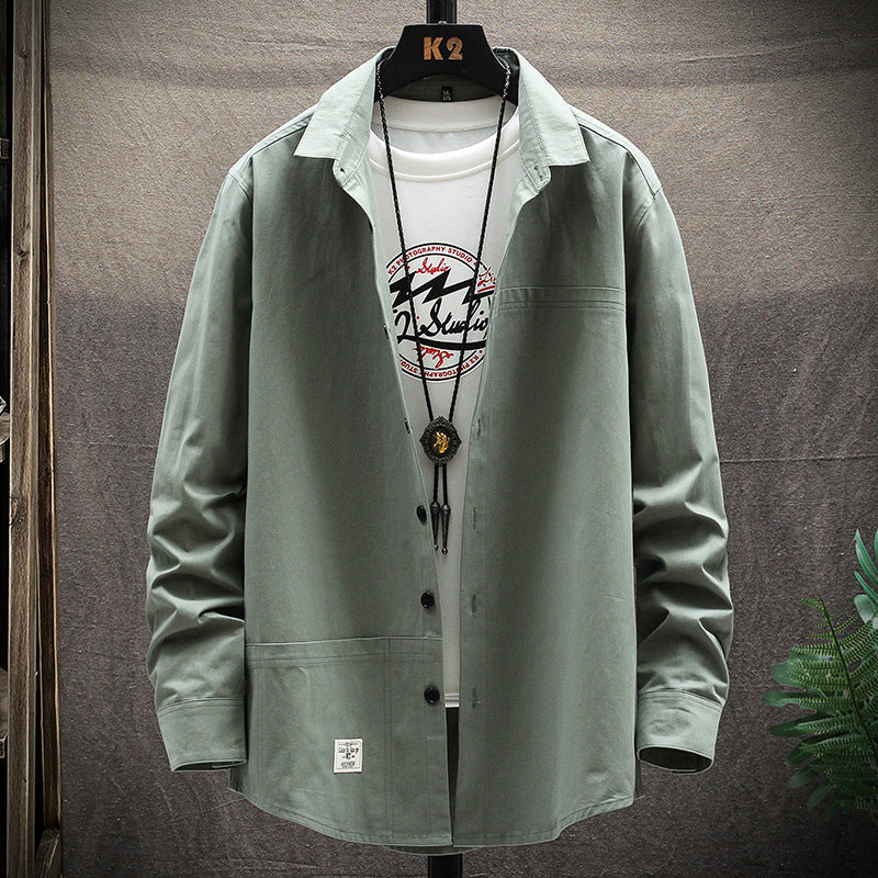 Japanese Casual Handsome shirt Jacket