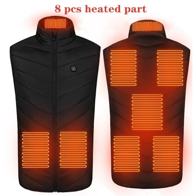 Heated Vest Washable Usb Charging Electric Winter jacket