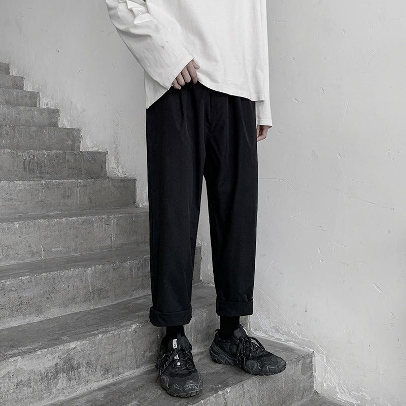 Men's Autumn Korean-style Western Style Leisure Trousers