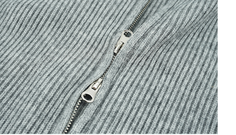Autumn Winter New Fund Pure Color Knit Cardigan Coat