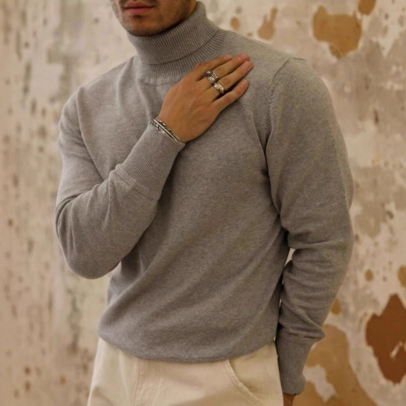 Autumn And Winter Turtleneck Cotton Sweater