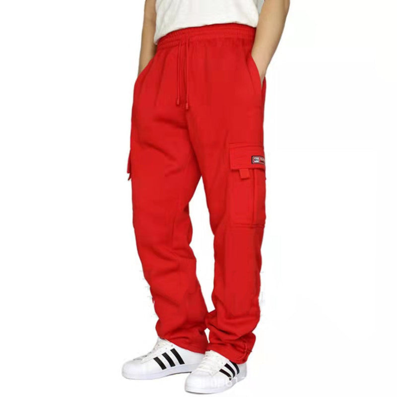 Men Stretch Elastic Waist Jogger Sports Pants