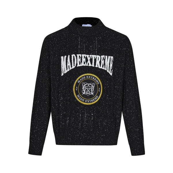 Vintage Thick Twisted Snowflake Sweater For Men