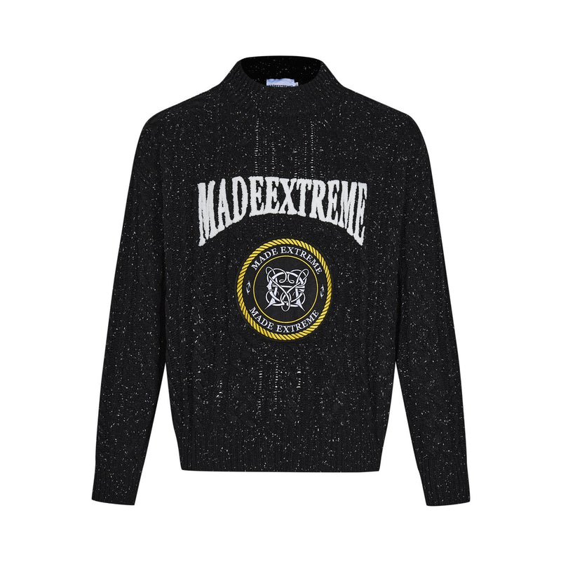 Vintage Thick Twisted Snowflake Sweater For Men