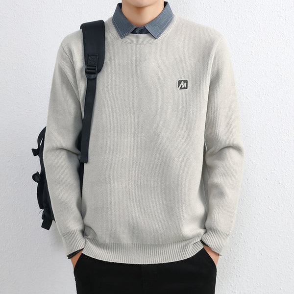 Simple Two Pieces Sweaters Men