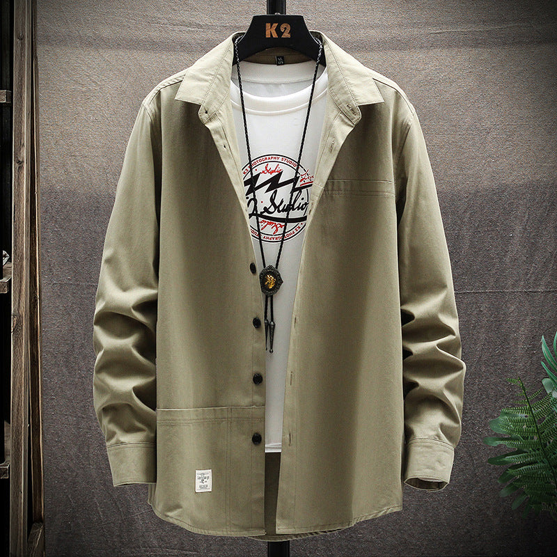 Japanese Casual Handsome shirt Jacket