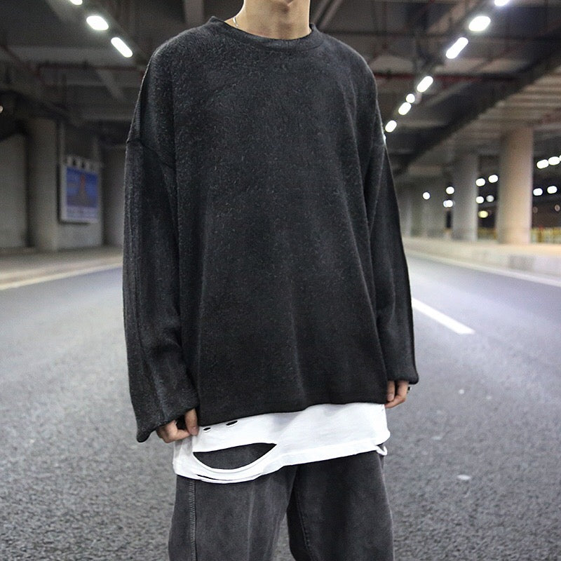 Loose Shoulder Sweater