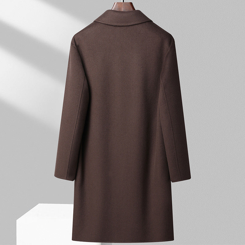 Winter Double-sided Woolen Coat Men