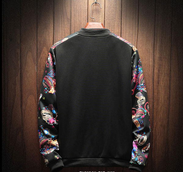 Spandex Zipper Collar Jacket