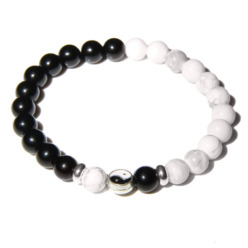 Natural Stone Turquoise Beads Bracelet Men