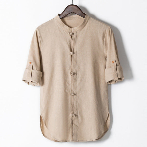 Men's Cotton Linen Shirt