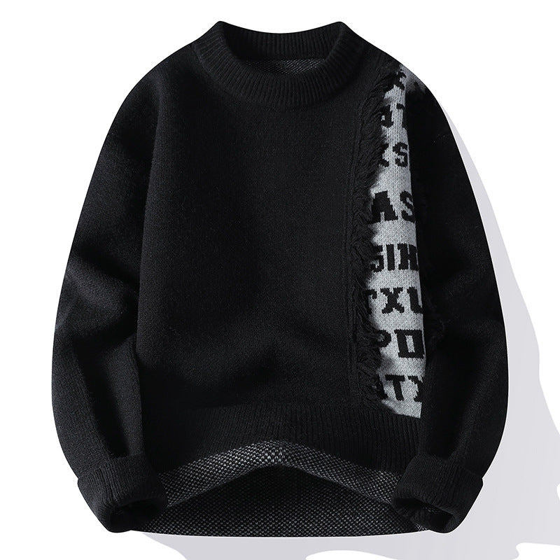 Knitted Pullover Men's Long Sleeve sweater