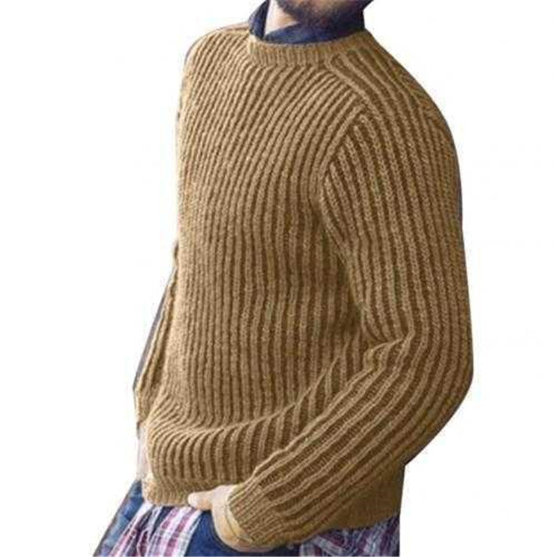 men blue warm sweater