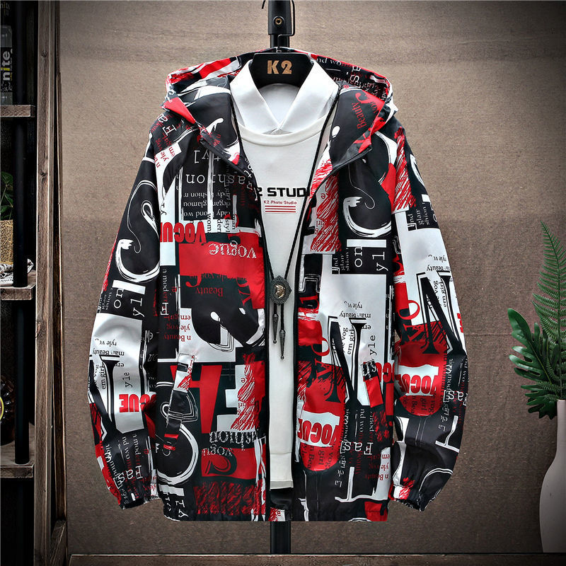 Men's Thin Hooded Jacket For Teenagers