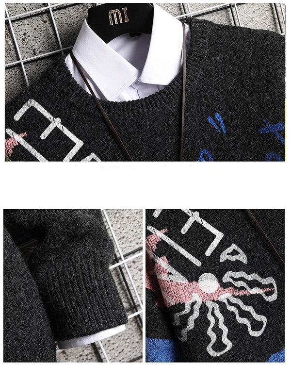 Men's Thickened Thermal Bottoming sweater