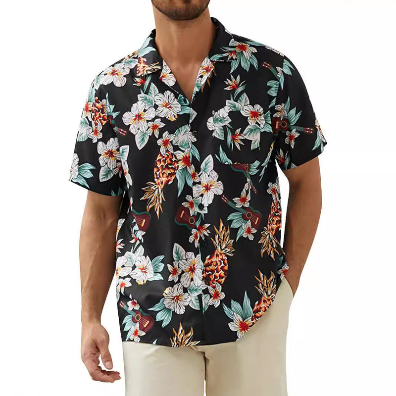 Men's Personalized Hawaiian 3D Printed Shirt