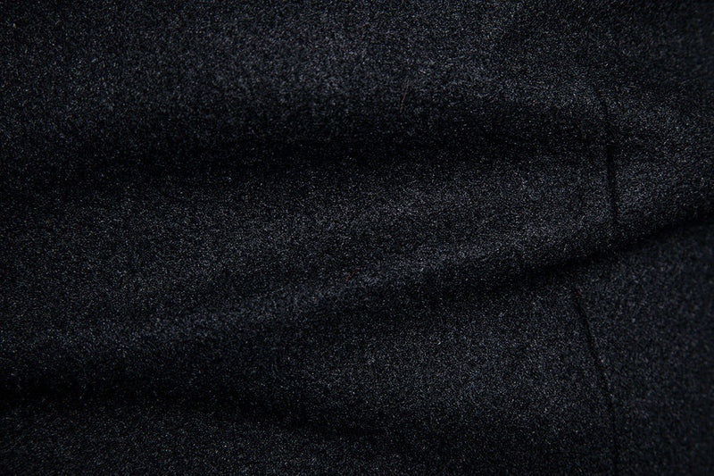 Men's Medium Length Oversized Woolen Coat