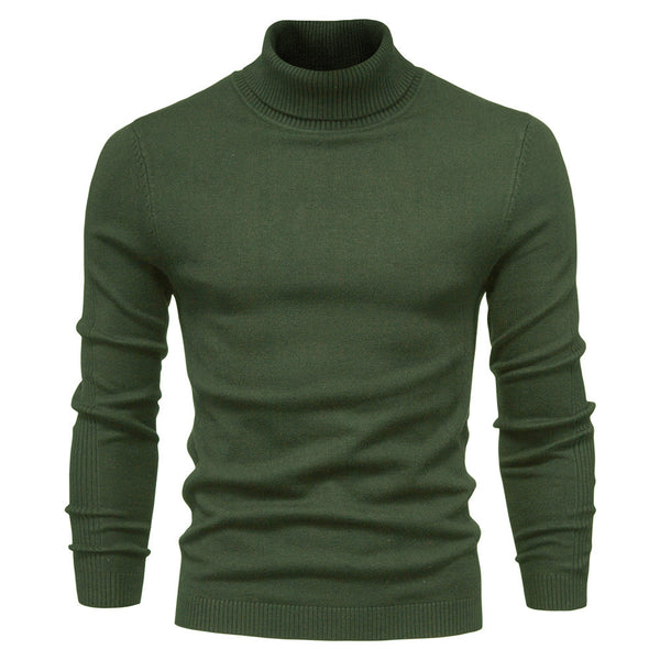 Men's Solid Color Pullover Sweater