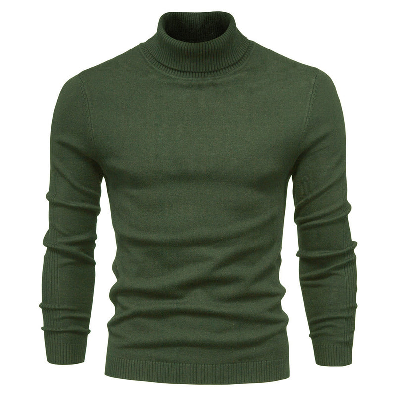 Men's Solid Color Pullover Sweater