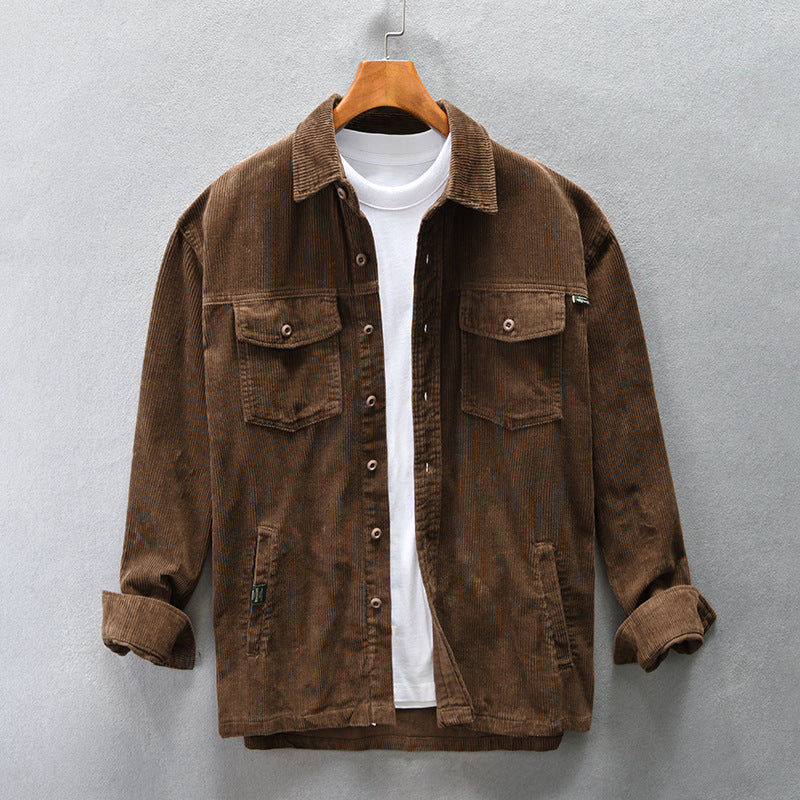 Personalized Men's Shirt Jacket