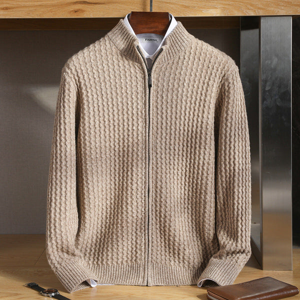 Men's Casual Pure Wool Sweater