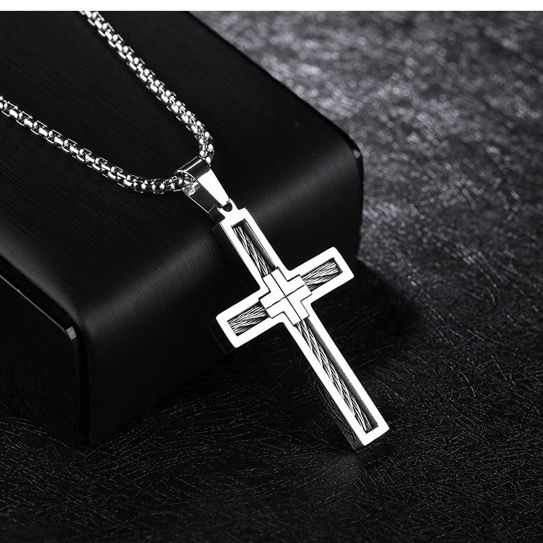 Cross Necklace Men