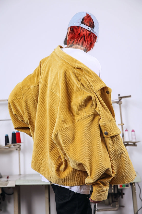 Men & Women Hip Hop CUT OFF Jacket