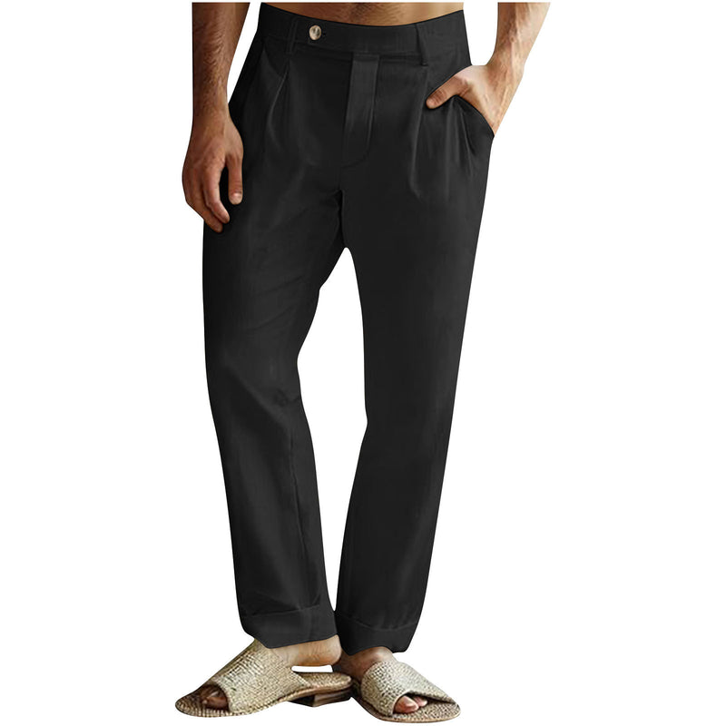 Men's Casual Cotton Linen Pants